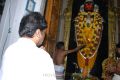 Minister Chiranjeevi visits Film Nagar Temple, Hyderabad