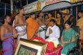 Megastar Chiranjeevi visits Hyderabad Film Nagar Temple Stills