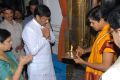 Chiranjeevi Visits Film Nagar Temple Gallery