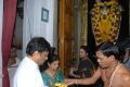 Megastar Chiranjeevi visits Hyderabad Film Nagar Temple Stills