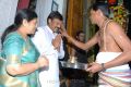 Megastar Chiranjeevi visits Hyderabad Film Nagar Temple Stills