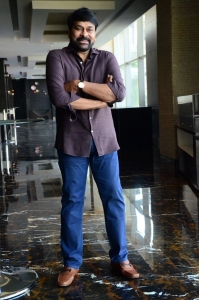 Actor Chiranjeevi Pictures @ Waltair Veerayya Interview