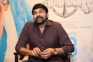 Actor Chiranjeevi Pictures @ Waltair Veerayya Movie Interview