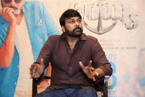 Actor Chiranjeevi Pictures @ Waltair Veerayya Interview