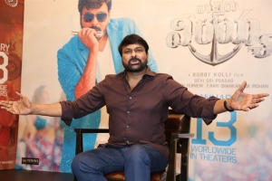 Actor Chiranjeevi Pictures @ Waltair Veerayya Movie Interview