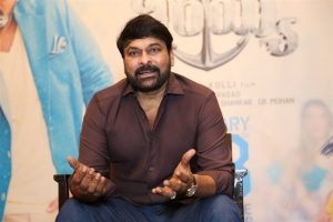 Actor Chiranjeevi Pictures @ Waltair Veerayya Movie Interview