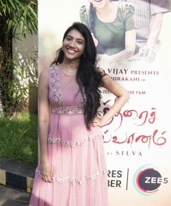 Sai Pallavi's sister Pooja Kannan @ Chithirai Sevvanam Movie Press Meet Stills