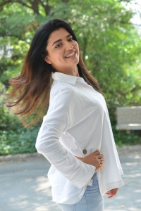 Telugu Actress Chitra Shukla in White Dress Photos