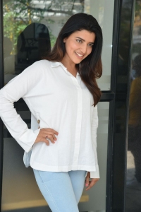 Actress Chitra Shukla White Dress Photos