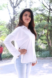 Actress Chitra Shukla in White Dress Photos