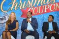 Sheena Monnin, Napoleon, Tel K Ganesan @ Christmas Coupon Press Meet Stills