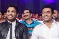 Allu Arjun, Suriya at CineMAA Awards 2013 Function Photos