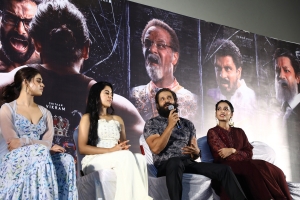 Meenakshi Govindarajan, Mirnalini Ravi, Vikram, Srinidhi Shetty @ Cobra Movie Trailer Launch Stills