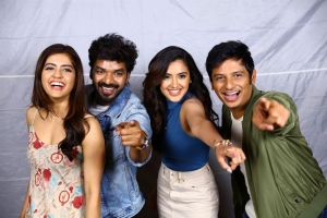 Amritha, Jai, Malavika Sharma, Jiiva in Coffee With Kadhal Movie Stills