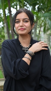 Telugu Actress Colors Swathi Images in Black Dress