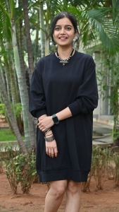 Telugu Actress Colors Swathi Images in Black Dress
