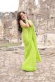 Colours Swathi in Green Saree Photos