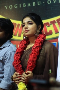 Actress Madhu Sri @ Contractor Nesamani Movie Pooja Stills