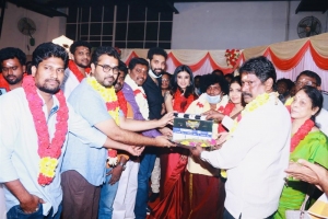 Contractor Nesamani Movie Pooja Stills