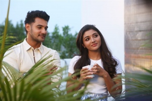 Aadi, Mirnaa Menon in Crazy Fellow Movie Stills