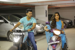 Aadi, Digangana Suryavanshi in Crazy Fellow Movie Stills