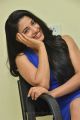 Husharu Actress Daksha Nagarkar Hot Images in Blue Dress