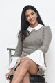 Daksha Nagarkar wearing Long Sleeve Knit Bodycon Mini Dress at Husharu Interview