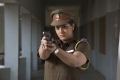 Varalaxmi Sarathkumar as a Police Officer Kunthavai in Danny Movie Images HD