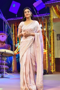 Actress Darshana Banik Saree Images @ Bangarraju Musical Night