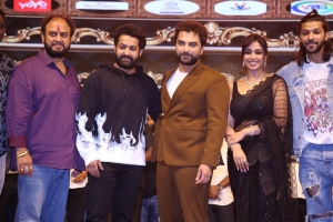 Karate Raju, Jr NTR, Vishwak Sen, Nivetha Pethuraj @ Das Ka Dhamki Pre Release Event Stills