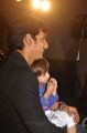 Actor Jeeva with son Sparsha at David Audio Release Function Photos