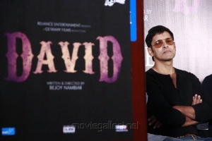 Actor Vikram at David First Look Trailer Launch Stills