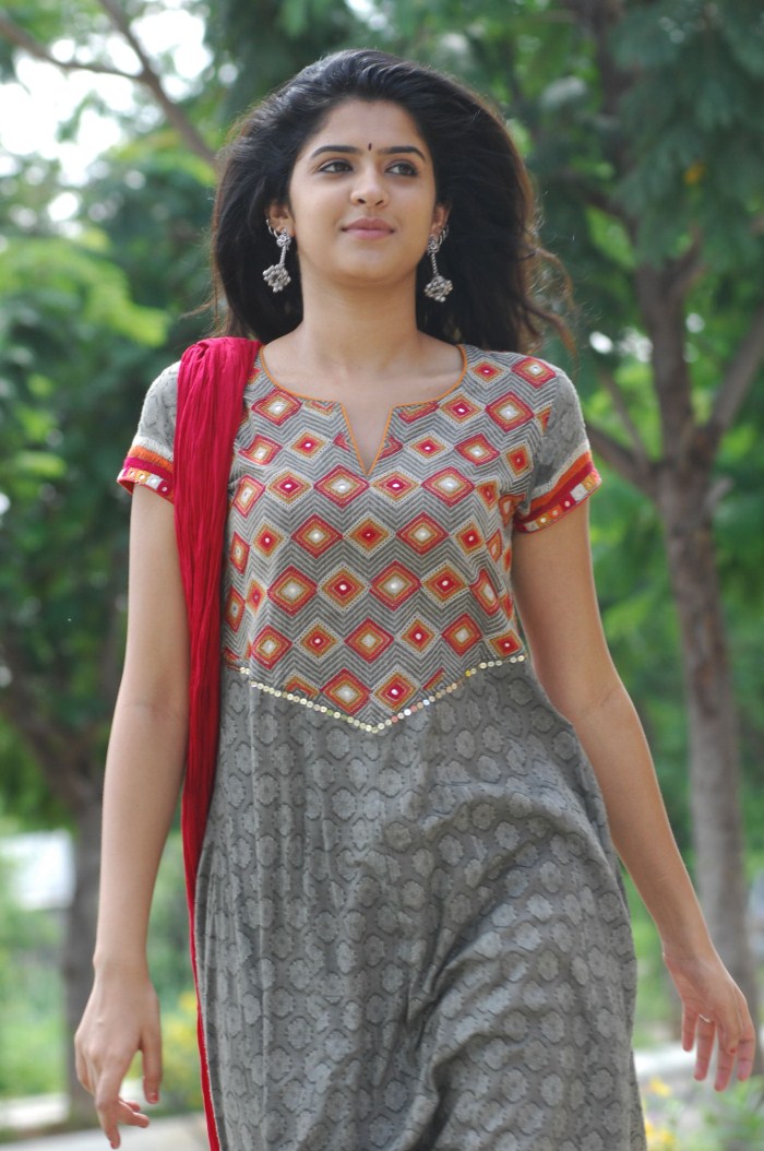 Deeksha Seth Latest Cute Churidar Dress Photos.