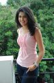 Deeksha Seth Latest Hot Photoshoot in Sleeveless Pink T-Shirt