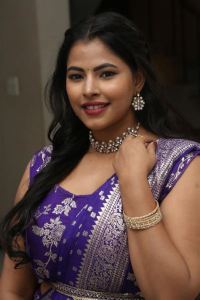 Actress Deeya Raj Stills @ Jathara Movie Pre-Release