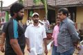 Director Ezhil at Desingu Raja Movie Shooting Spot Stills