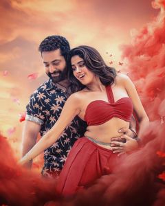 Jr NTR, Janhvi Kapoor in Devara Movie HD Images