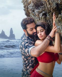 Jr NTR, Janhvi Kapoor in Devara Movie HD Images