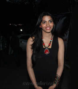 Tamil Actress Dhanshika Latest Photos in Black Dress