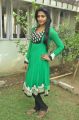Actress Dhanshika Photos in Green Anarkali Salwar Kameez