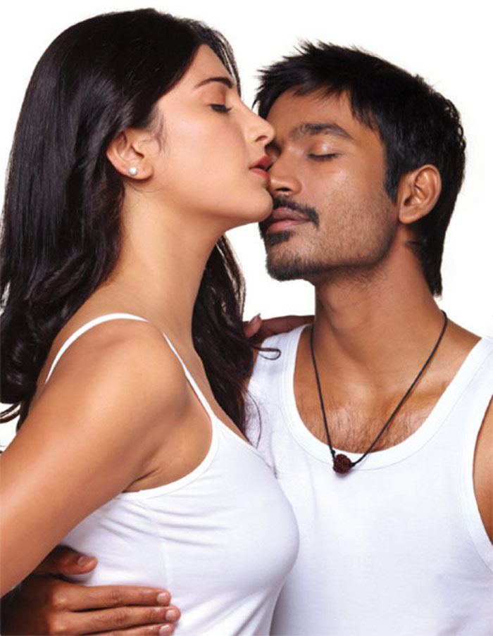 3 Movie First Look Stills Dhanush and Shruti Hot Pics | New Movie Posters