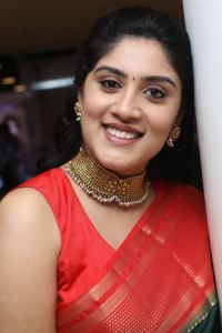 Dhanya Balakrishna Saree Stills @ Baapu Movie Pre Release