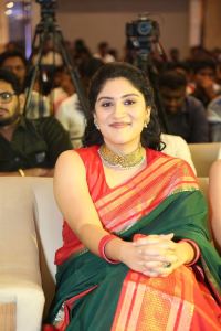 Dhanya Balakrishna Saree Stills @ Baapu Movie Pre Release