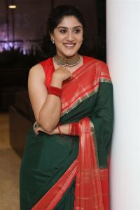 Baapu Movie Heroine Dhanya Balakrishna Silk Saree Stills