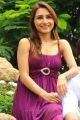 Telugu Actress Dhriti Hot Stills in Violet Dress