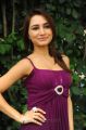 Telugu Actress Dhruthi Hot Stills in Dark Pink Dress