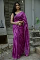 Actress Digangana Suryavanshi Latest Saree Stills @ Jani Master's J1 Movie Opening