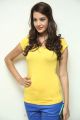 Actress Diksha Panth Pics in Light Yellow Top