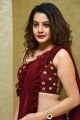 Actress Diksha Panth Red Saree Photos @ Operation 2019 Press Meet