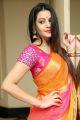 Telugu Actress Diksha Panth Silk Saree Photos